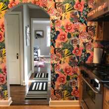 Review Image - Summer Garden Wallpaper