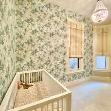 Review Image - Monkey Palms Wallpaper - Non-woven Wallpaper , Cream , Roll