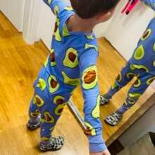 Review Image - Children's PJ Set Avocado 3-4Y