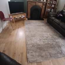 Review Image - Beige Abstract Area Rug - Mia 200cm x 290cm