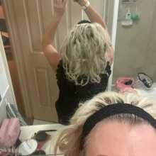 Review Image - 5 Piece Clip-in Human Hair Extensions - 12 inch - 70g - Champagne Blonde #51