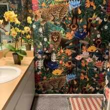 Review Image - The Jungle Wallpaper - Non-woven Wallpaper , Two Roll Set , Night
