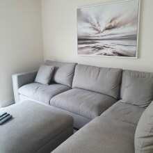 Rivedi l'immagine - Drift Landscape Framed Printed Canvas 36x48 / White