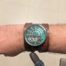 Review Image - Halograph II Automatic Limited Edition Green Brown