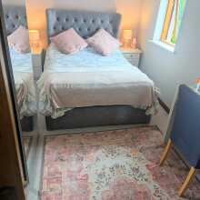 Review Image - Washable Pink Medallion Rug - Dusk 160cm x 230cm