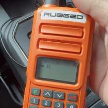 Review Image - 2 PACK - Rugged GMR2 PLUS - GMRS / FRS Two Way Handheld Radios Safety Orange