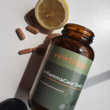 Überprüfen Sie das Bild - Entzündungshemmende Kraft der Natur: InflammaCare Daily©️ mit Reishi, Olivenblattextrakt, Grünteeextrakt, Chaga, Magnesium und Vitamin C - hochdosiert - 180 Kapseln