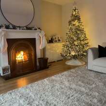 Review Image - Soft Everyday Light Beige Shaggy Rug 200cm x 290cm