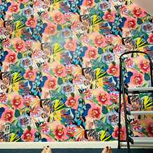 Review Image - Summer Garden Wallpaper - Non-woven Wallpaper , Two Roll Set