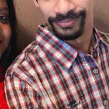 Review Image - Lando Long Sleeve Check Shirt Navy Size S