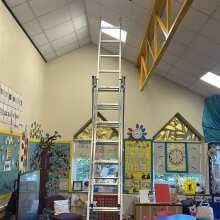 Review Image - Zarges 3 Part Trade Skymaster X Combination Ladder - 3 x 10 rungs