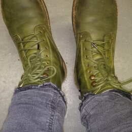 Review Image - Olive Green | 4 mm Round Waxed Shoelaces Black Matt / Custom