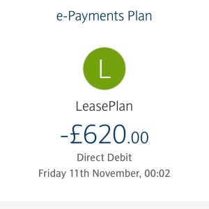 leaseplan 1 star review on 11th November 2022