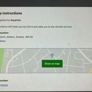surprice car rental 1 star review on 5th September 2025