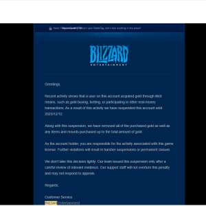 Blizzard Entertainment Inc 1 star review on 29th November 2023