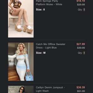 Fashionnova 1 star review on 23rd August 2022