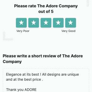 Adore By Priyanka 5 star review on 20th July 2022