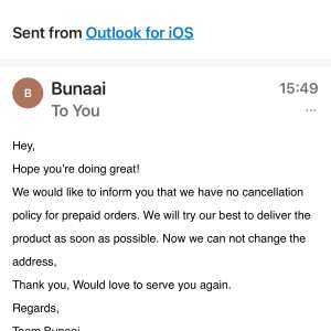 Bunaai.com 1 star review on 5th March 2024