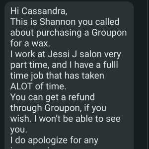 Groupon 1 star review on 9th May 2023