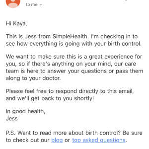 SimpleHealth 5 star review on 24th June 2022