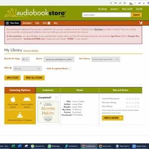 Audio Book Store 1 star review on 22nd July 2023