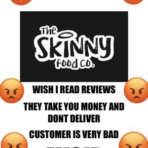skinny food co 1 star review on 27th September 2022