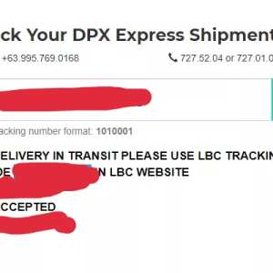 Dpx delivery 1 star review on 11th February 2021