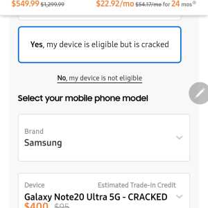 Samsung 1 star review on 18th March 2024