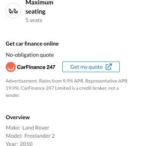 carfinance247.co.uk 1 star review on 22nd April 2024