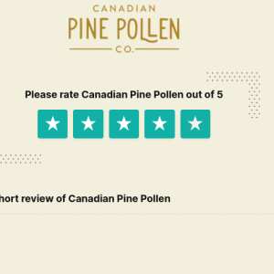 Canadian Pine Pollen 5 star review on 5th February 2023