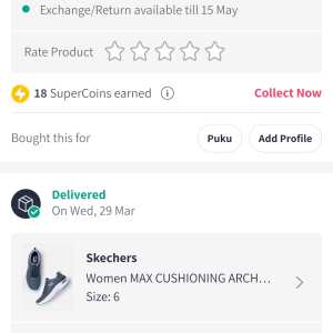 Myntra 1 star review on 5th May 2023