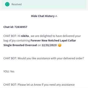 Myntra 1 star review on 25th January 2024