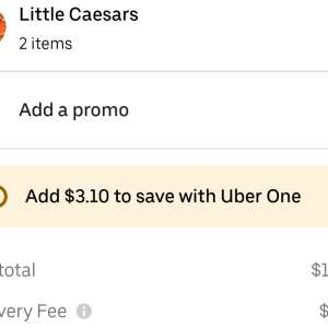 UberEATS 1 star review on 6th May 2024