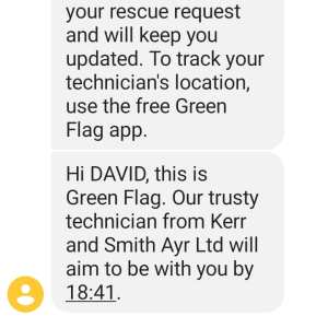 Green Flag 1 star review on 9th June 2023