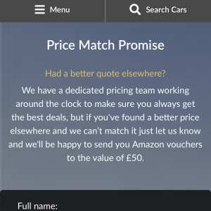 Select Car Leasing 1 star review on 29th June 2020