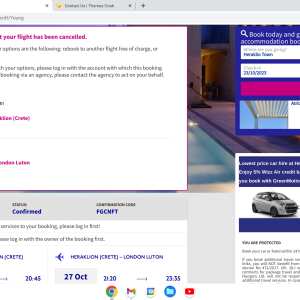 Thomas Cook 1 star review on 13th January 2023