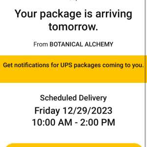 UPS 1 star review on 31st December 2023