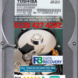 R3 Data Recovery Ltd 5 star review on 5th February 2022