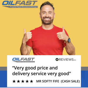 Oilfast 5 star review on 21st August 2021