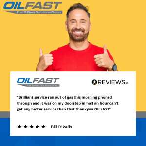 Oilfast 5 star review on 19th November 2021