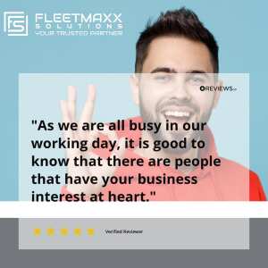 Fleetmaxx Solutions 5 star review on 3rd May 2024
