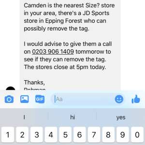 Size 1 star review on 13th July 2020
