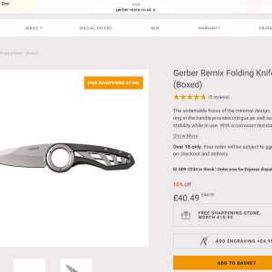 Gerber-store.co.uk 5 star review on 16th December 2023