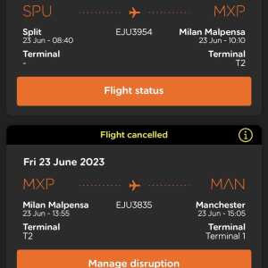 Easyjet 1 star review on 25th June 2023