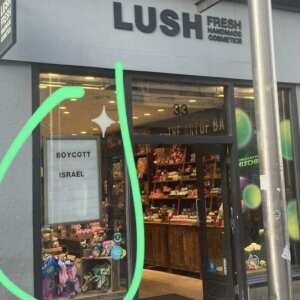 LUSH Cosmetics 1 star review on 11th October 2023