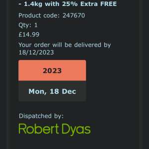 Robert Dyas 1 star review on 19th December 2023