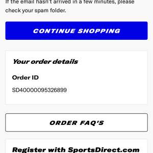 Sports Direct 1 star review on 25th January 2023