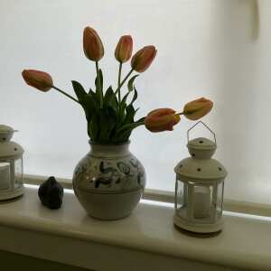 Review Image - Artificial Orange Tulip 6 stems for the price of 5