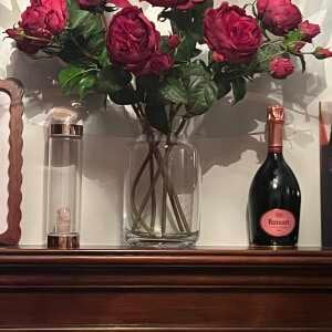 Review Image - Artificial Burgundy English Rose 6 stems for the price of 5