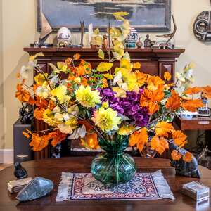 Review Image - Artificial Yellow Ginkgo Leaves Single Stem